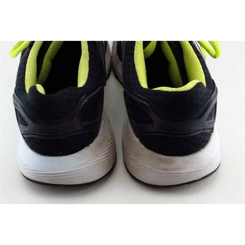Adidas Boys Athletic Shoes Size 5.5 Black‎ Fabric Lace Up Lightweight Running